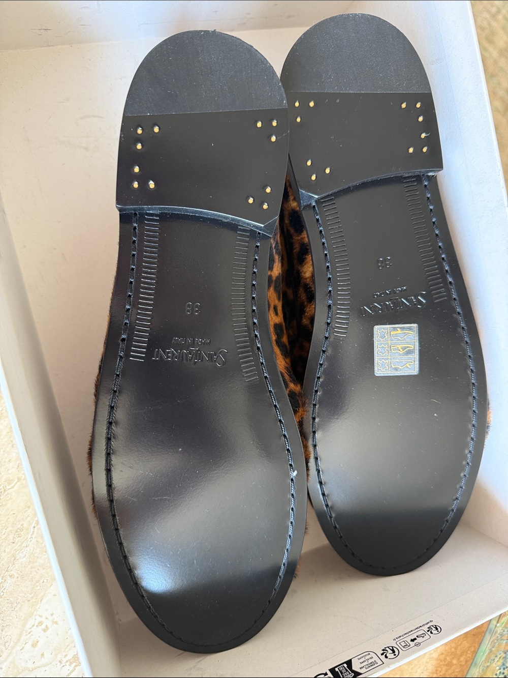 Saint Laurent Le Loafer in Leopard - Picture 4 of 5